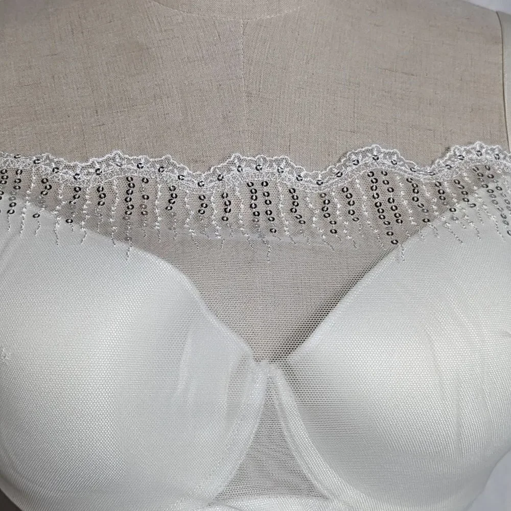 Natori Private Luxuries White Bra Top